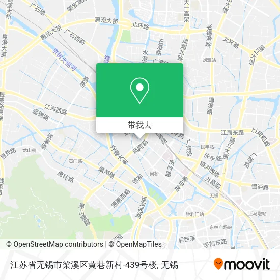 江苏省无锡市梁溪区黄巷新村-439号楼地图
