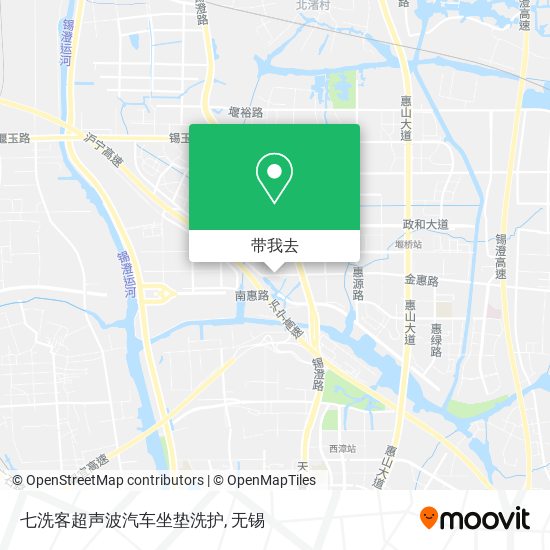 七洗客超声波汽车坐垫洗护地图