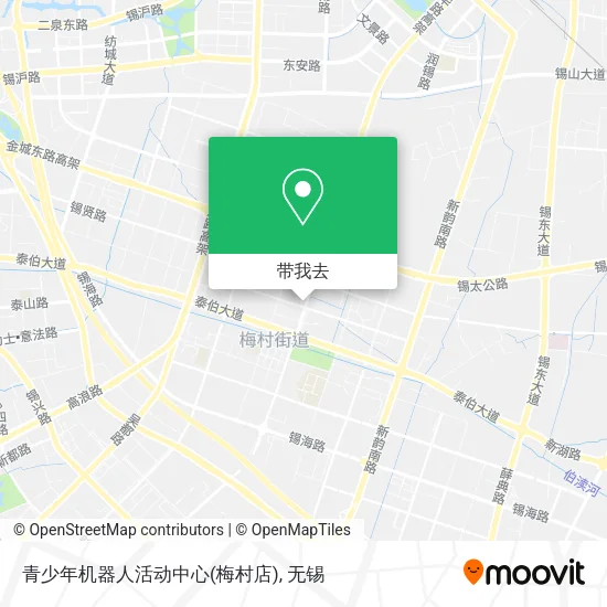 青少年机器人活动中心(梅村店)地图