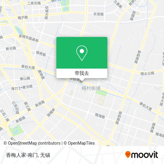 香梅人家-南门地图