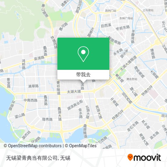 无锡梁青典当有限公司地图