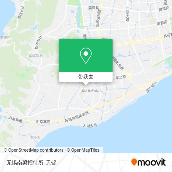 无锡南梁招待所地图