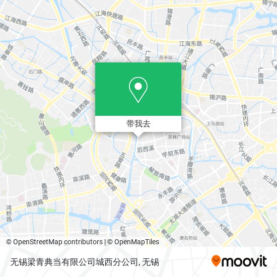 无锡梁青典当有限公司城西分公司地图