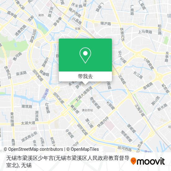 无锡市梁溪区少年宫(无锡市梁溪区人民政府教育督导室北)地图