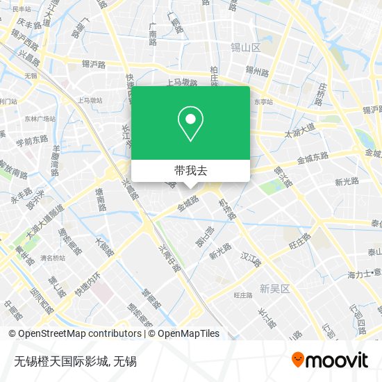 无锡橙天国际影城地图