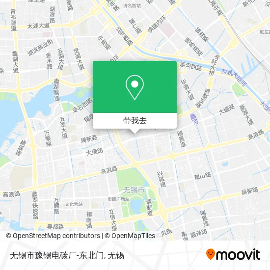 无锡市豫锡电碳厂-东北门地图