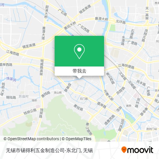 无锡市锡得利五金制造公司-东北门地图