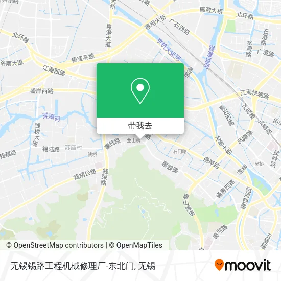 无锡锡路工程机械修理厂-东北门地图