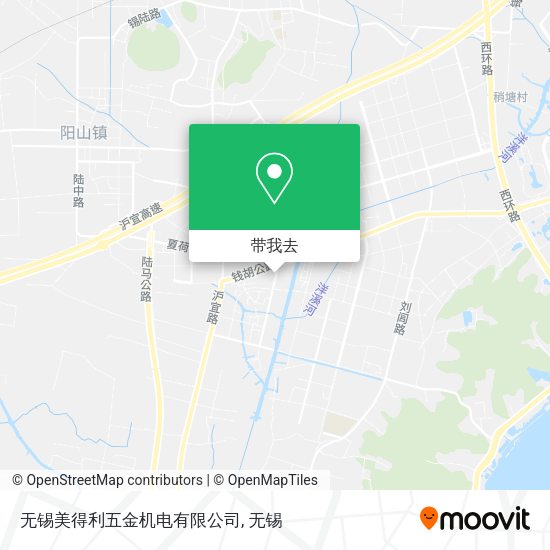 无锡美得利五金机电有限公司地图