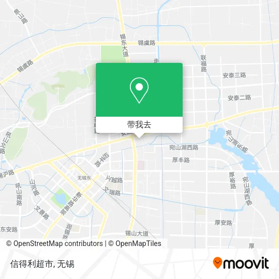 信得利超市地图