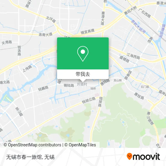 无锡市春一旅馆地图