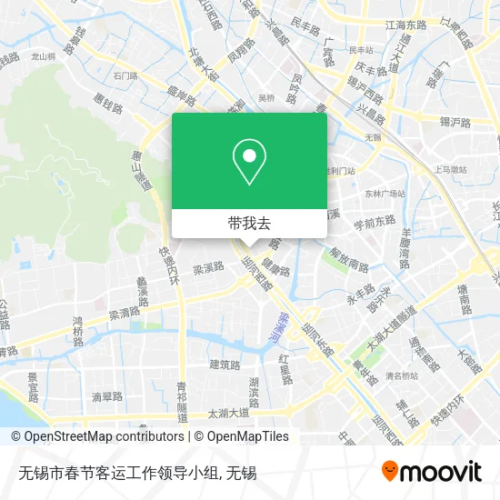 无锡市春节客运工作领导小组地图