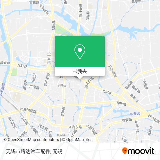 无锡市路达汽车配件地图