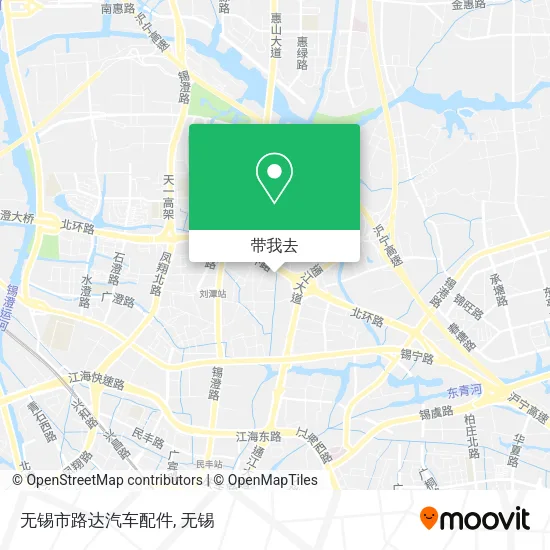 无锡市路达汽车配件地图