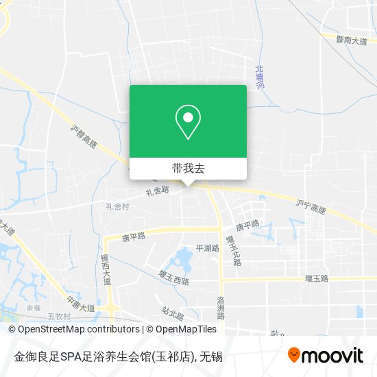 金御良足SPA足浴养生会馆(玉祁店)地图