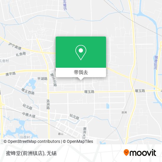 蜜蜂堂(前洲镇店)地图