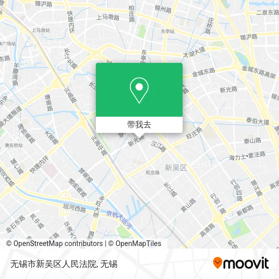 无锡市新吴区人民法院地图
