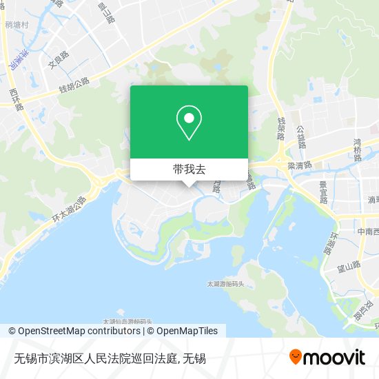 无锡市滨湖区人民法院巡回法庭地图