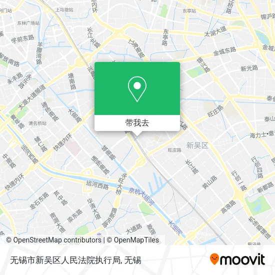 无锡市新吴区人民法院执行局地图
