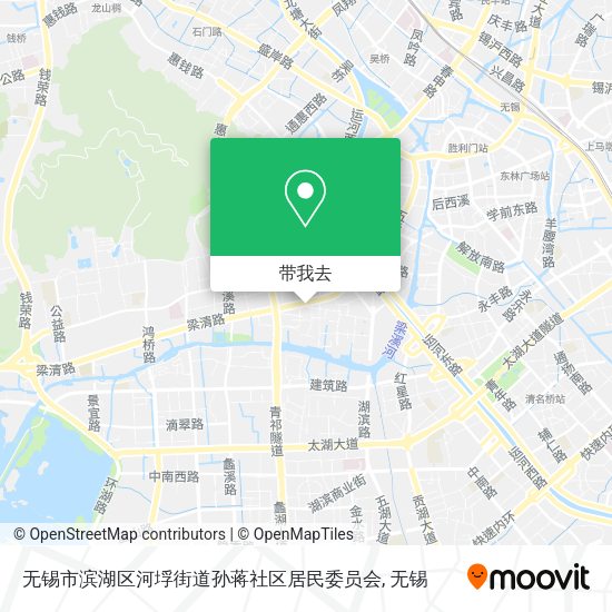 无锡市滨湖区河垺街道孙蒋社区居民委员会地图