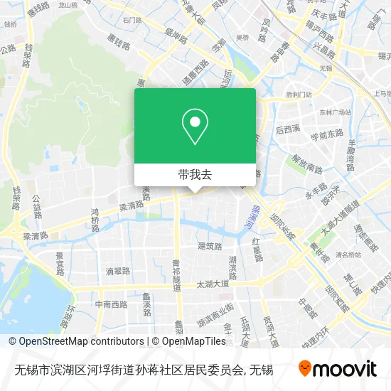 无锡市滨湖区河垺街道孙蒋社区居民委员会地图