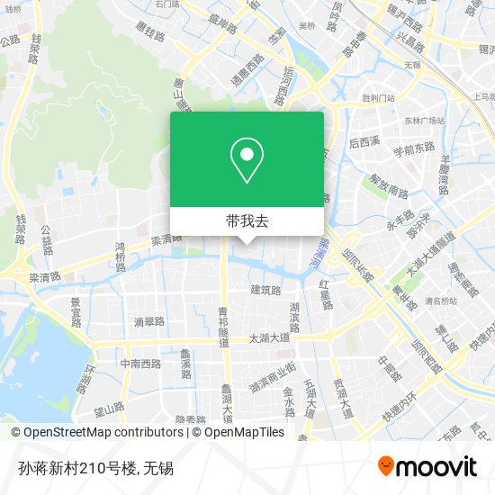 孙蒋新村210号楼地图