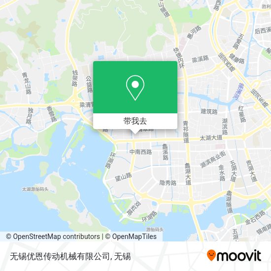 无锡优恩传动机械有限公司地图