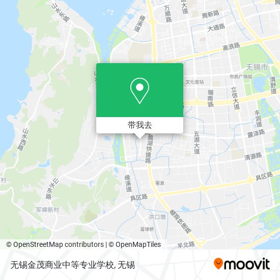 无锡金茂商业中等专业学校地图