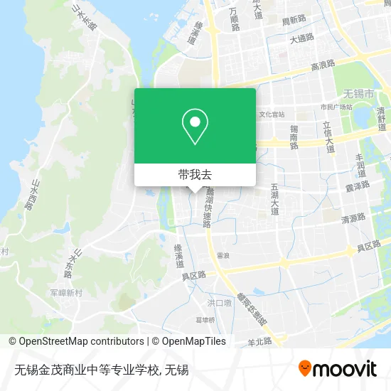 无锡金茂商业中等专业学校地图