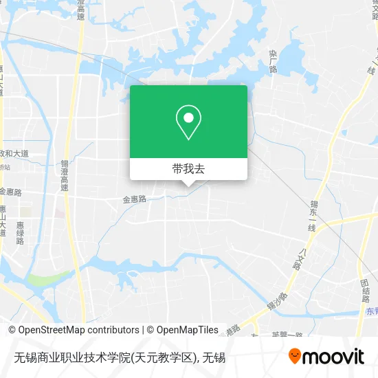 无锡商业职业技术学院(天元教学区)地图