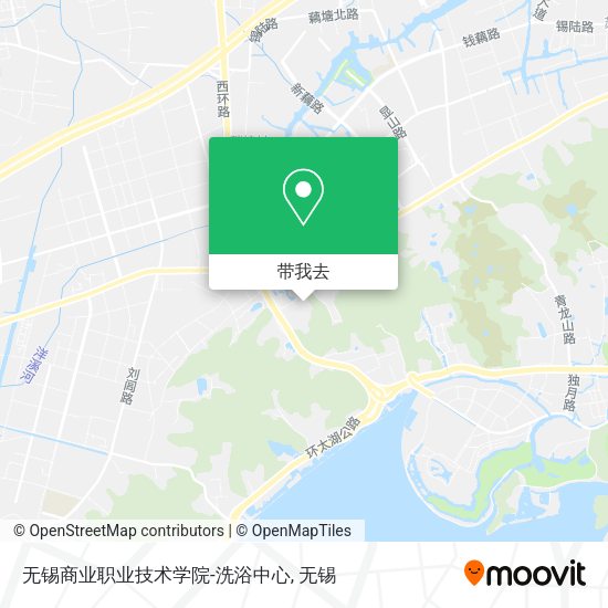 无锡商业职业技术学院-洗浴中心地图