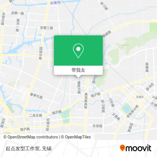 起点发型工作室地图