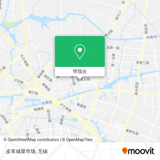 皮革城菜市场地图
