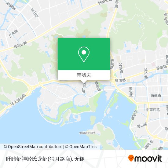 盱眙虾神於氏龙虾(独月路店)地图