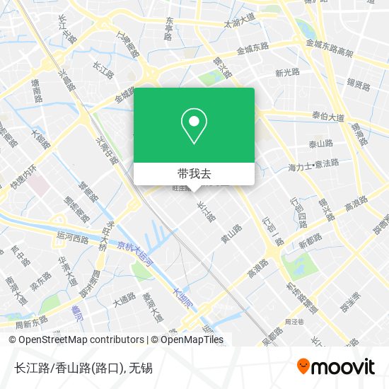 长江路/香山路(路口)地图