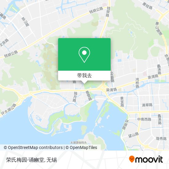 荣氏梅园-诵豳堂地图