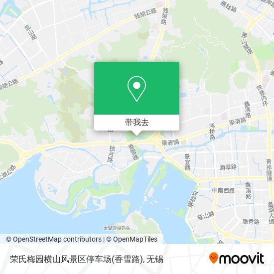荣氏梅园横山风景区停车场(香雪路)地图