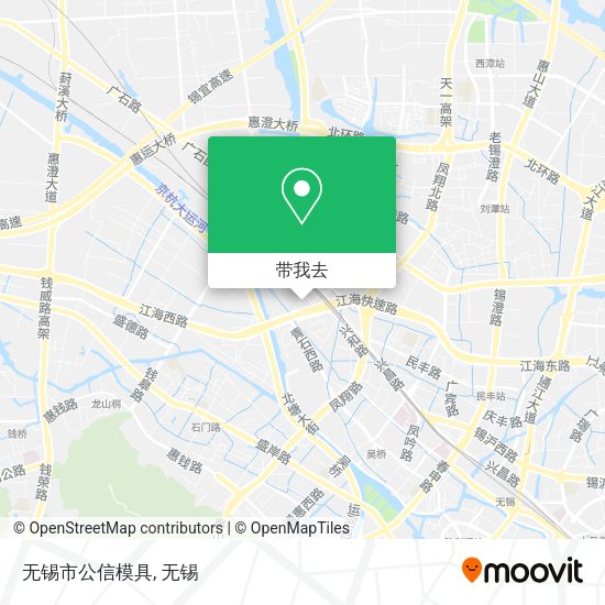 无锡市公信模具地图