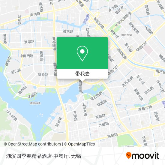 湖滨四季春精品酒店-中餐厅地图
