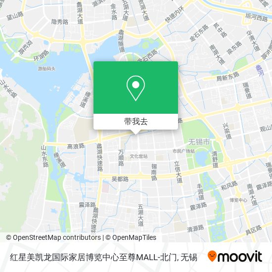 红星美凯龙国际家居博览中心至尊MALL-北门地图