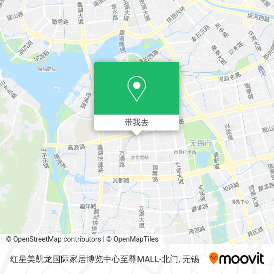 红星美凯龙国际家居博览中心至尊MALL-北门地图