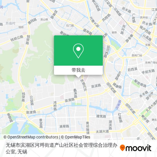 无锡市滨湖区河埒街道产山社区社会管理综合治理办公室地图
