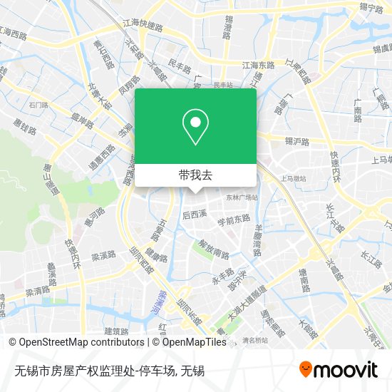 无锡市房屋产权监理处-停车场地图