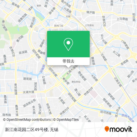 新江南花园二区49号楼地图