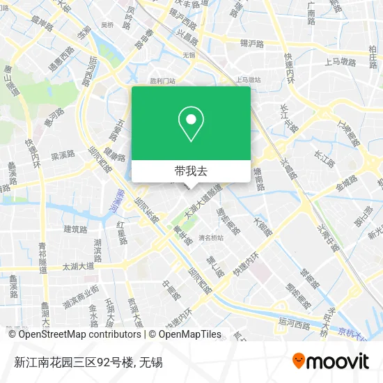 新江南花园三区92号楼地图