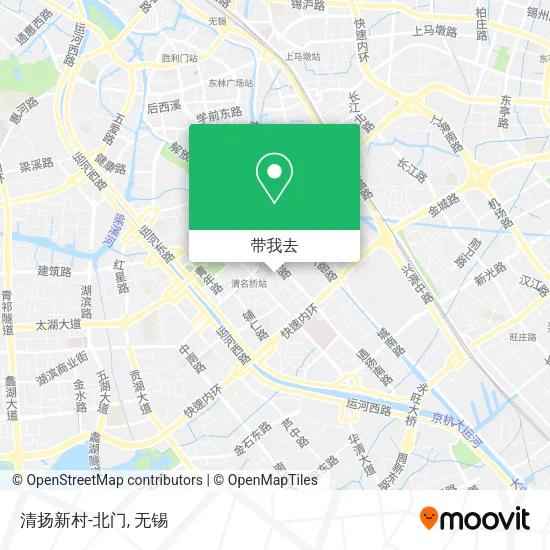 清扬新村-北门地图