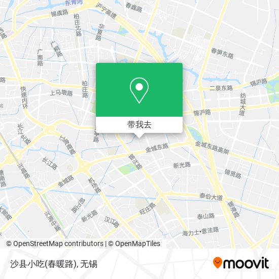沙县小吃(春暖路)地图