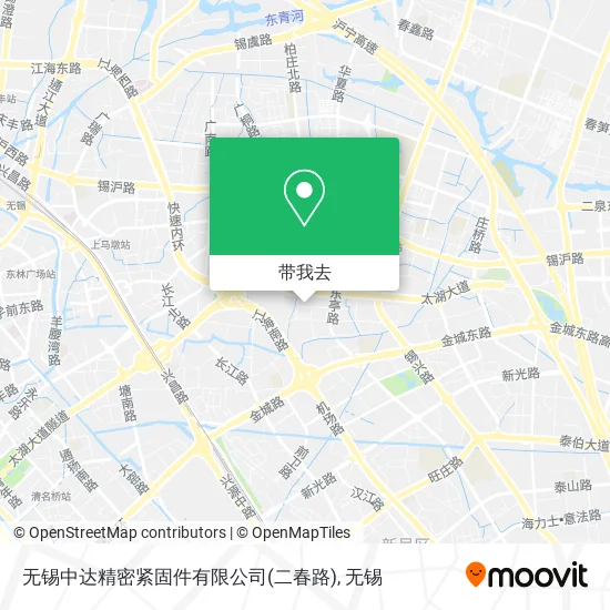 无锡中达精密紧固件有限公司(二春路)地图
