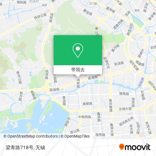 梁青路718号地图