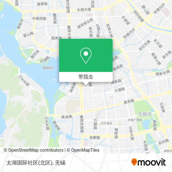 太湖国际社区(北区)地图